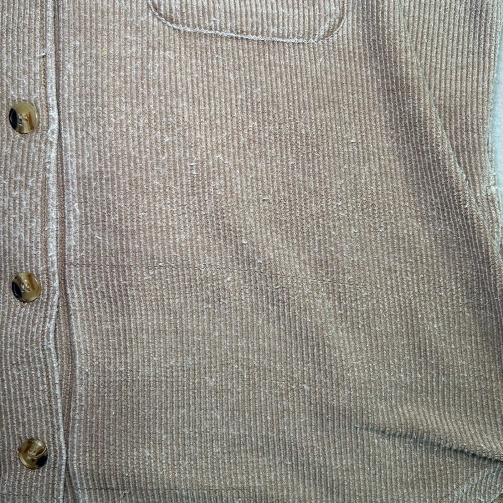 Thread & Supply Shacket Women XL Brown Corduroy Ribbed Button Down Copper - Picture 4 of 9